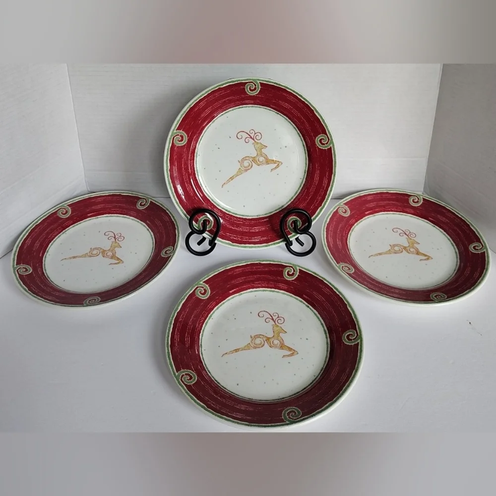 4 PIER 1 IMPORTS RUSTIC REINDEER 8